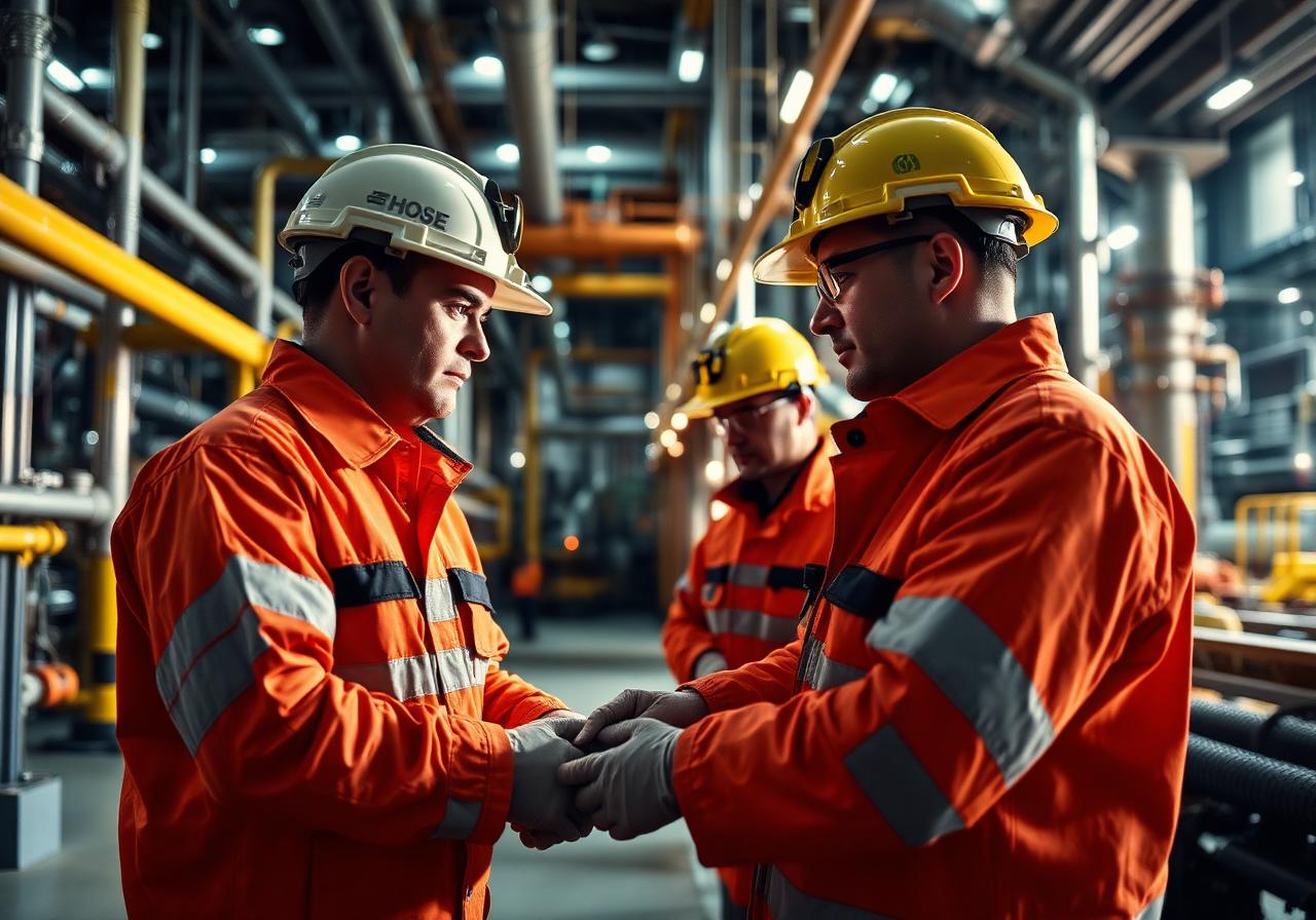 QHSE mission on industrial site